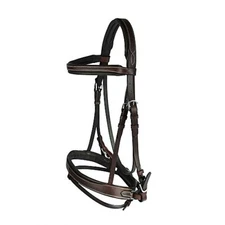 Horze Venice Soft Padded Bridle Size Pony Dark Brown With Reins New With Tags