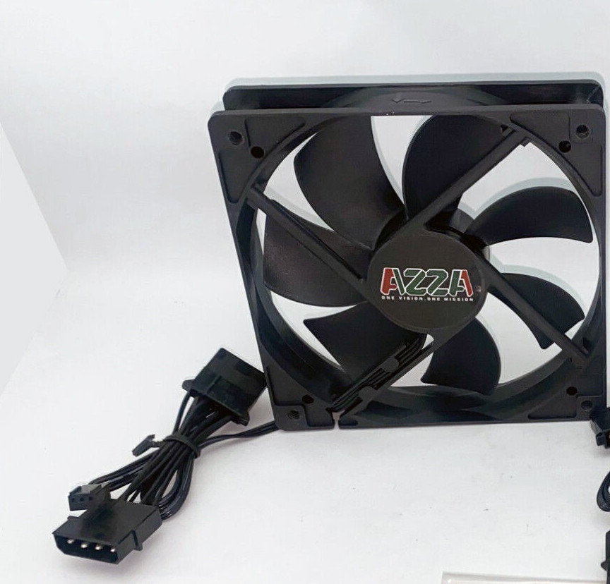 azzaページ NEW Genuine Azza 120mm x 25mm 3-pin & 4-pin Molex Gaming PC