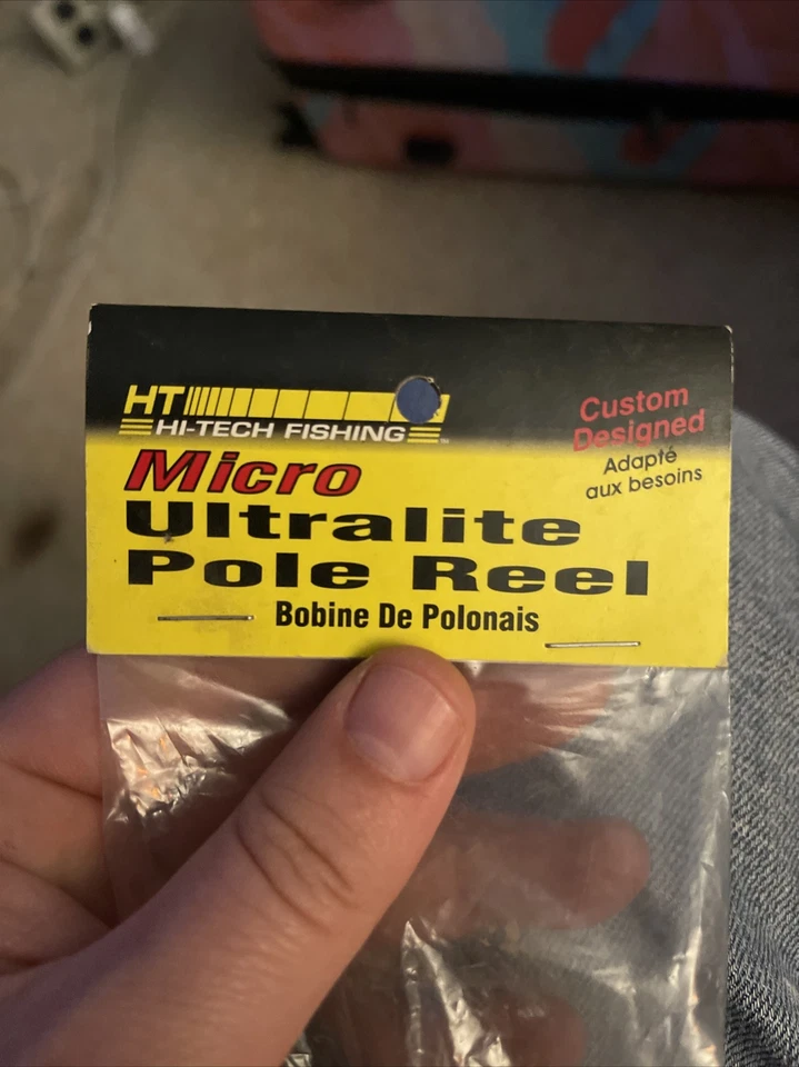 Carretes de hielo HT Micro Ultra cañas ultraligeras #UIR-1 para plantillas de pesca DE COLECCIÓN Foto 3 de 4