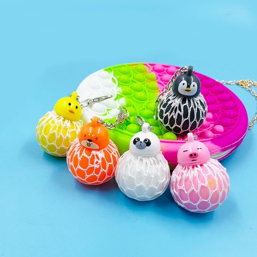 3 SZT. Wentylator Ball Zabawka Dziecko Dzieci Rozciągliwe zabawki Fidget Bubble Popping - Zdjęcie 11 z 12