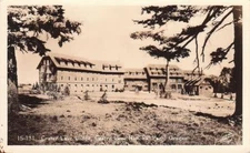  Postcard RPPC Crater Lake Lodge Crater Lake Ntl Park Oregon 