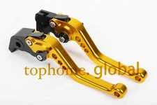 For Honda Grom MSX125 14-20 CBR250R 11-13 Short Clutch Brake Levers CNC Gold US