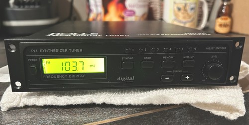 Rolls HR78X Digital AM/FM Tuner with XLR Output - Black | eBay
