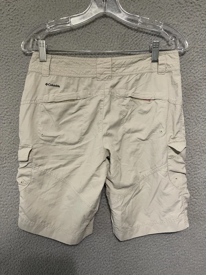 Pantalones Cortos Columbia Niños Talla 6 Beige Carga Bolsillos con Cremallera Senderismo Aire Libre Niños Nylon Foto 3 de 4