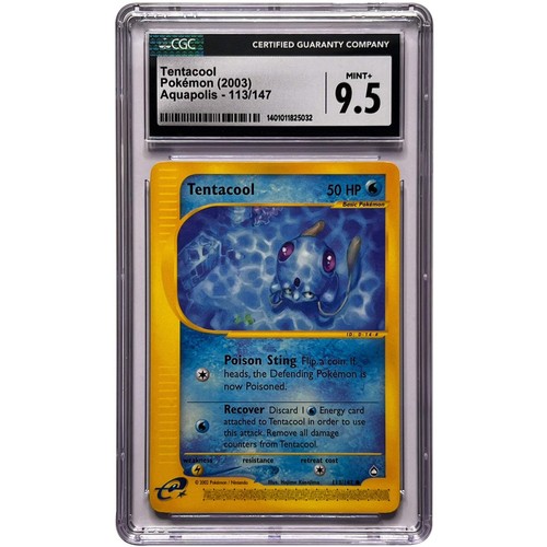 Tentacool graded CGC 9.5 for sale on eBay