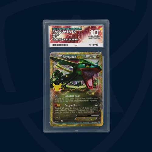 Pokemon TCG - Rayquaza EX 85/124 - 30th Celebration Anniversary - ACE 10