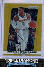 2024-25 Panini Prizm Deca Russell Westbrook Gold Prizm #04/10 Nuggets B353