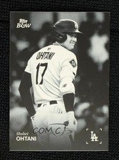 2025 Topps Black & White Shohei Ohtani #001