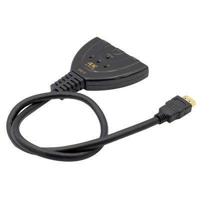 3 IN 1 HDMI Converter Auto Select 4K 1080P HDMI Switch Switcher For PS4 PRO XBox