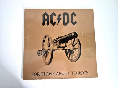 AC DC For Those About To Rock Vinyl LP 1981 Atlantic ATL 50851 Gatefold Germany