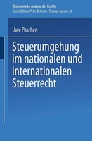 Uwe Paschen | Steuerumgehung Im Nationalen Und Internationalen Steuerrecht | Xvi