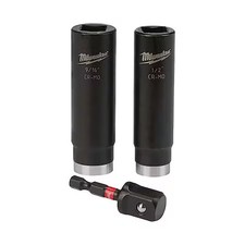 Milwaukee Tool 49-66-4485 3 Pc. Shockwave Impact Duty 1/2 In. Drive Sae Deep