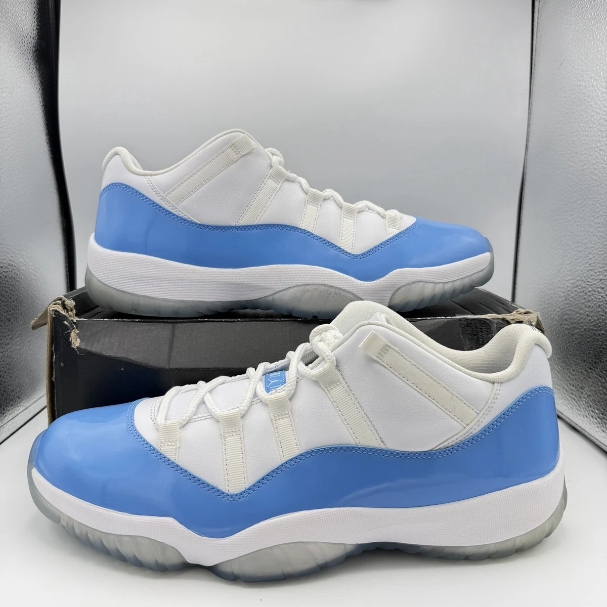 Size 11.5 - Air Jordan 11 Retro Low UNC 2017 (528895-106) Blue White No Box Jordan 11 Retro Low UNC 2017 | eBay main image 2