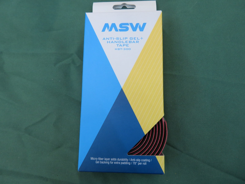 MSW Anti slip GEL Bar Tape - HBT-300 RED