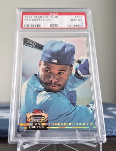 PSA 10 - 1992 Stadium Club Ken Griffey Jr. #603 - Seattle Mariners