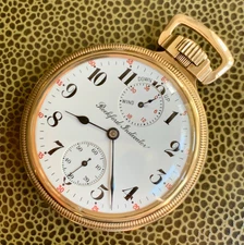 1911 Rockford Grade 655 Wind Indicator 21 Jewels Railroad Pocket Watch
