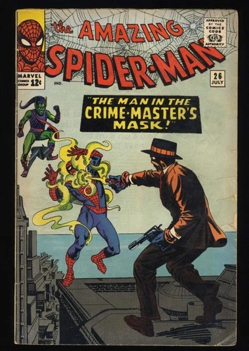 Amazing Spider-Man #26 VG 4.0 Green Goblin 1st Crime Master! Marvel 1965
