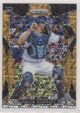 2019 Panini Prizm Tier III Neon Orange Donut Circle 142/150 Nick Ciuffo #212 pf7