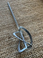 22 in. Steel Thinset and Grout Mixing Paddle for Mortar Mixer 1/2”