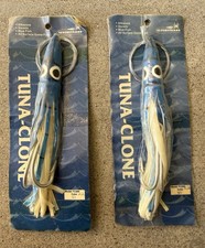 Lot of (2) Vintage SEVENSTRAND Tuna~Clone 6” Trolling Lures, Model TC200… (NOS)