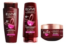 Elvive Caída Resist Aminexil Set Shampoo, Co...