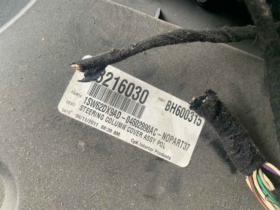 🔅2011-23: Bloqueador de rodilla de apertura de columna de dirección Dodge Charger, Chrysler 300 OEM Foto 4 de 4