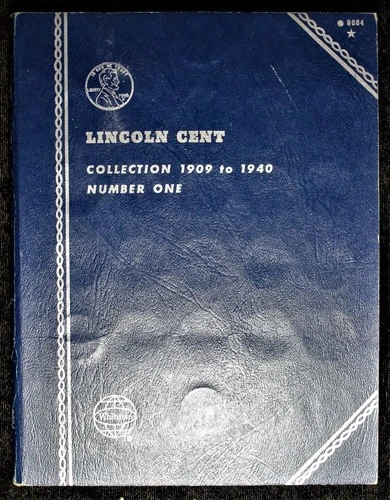 1909 - 1940 WHEAT LINCOLN PENNY CENT STARTER SET w/WHITMAN FOLDER