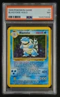 Blastoise 2/102 Holo Rare Pokémon 1999 WOTC Unlimited Base Set PSA 7 NM