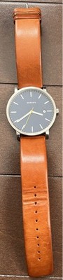 Scargen Analog Quartz Men Skagen Watch Leather Belt Vintage 552503683