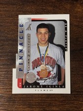 1996-97 Flames Jarome Iginla Pinnacle Be A Player Link 2 History DIE-CUT RC