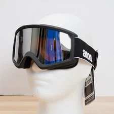 Anon Helix 2.0 Snow Goggles Black Frame Silver & Amber Lens Unisex New W Tags