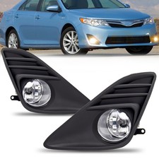 Fog Lights Assembly For 2012-2014 Toyota Camry With Switch And Wiring Kit- 1 Set