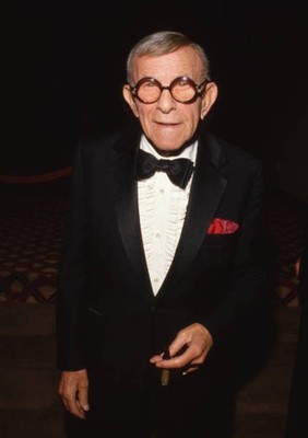 George Burns Circa 1980s Celebrity Movies TV Historic Old Photo 2