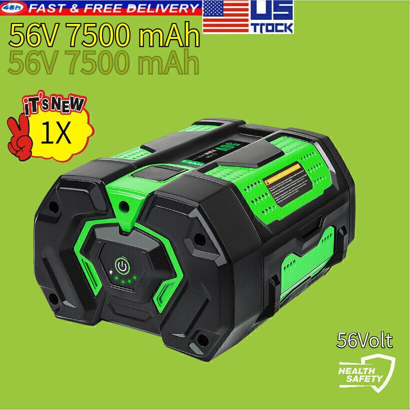 1pack 7.5ah For EGO Battery 56volt BA1400T BA4200 BA2800 ST1502LB LI-ION Battery