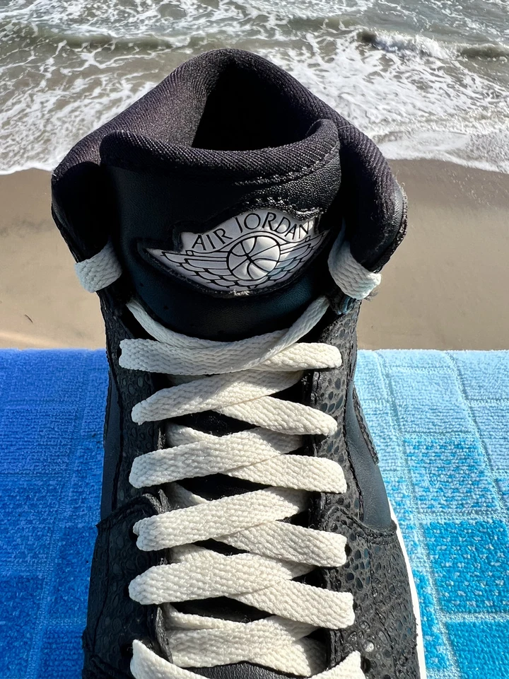 Talla 8.5M - 2014 Jordan 1 Retro 86 Platino Puro Negro (644490-010) Foto 3 de 4