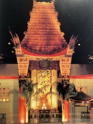 Chinese Theatre Entrance, Disney MGM Studios: - Vintage Postcard - Picture 2 of 3