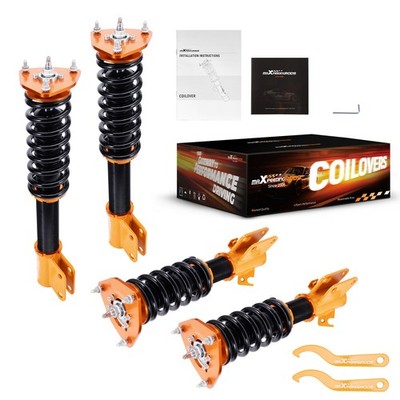 24 Level Adjustable Coilovers Lowering Suspension For Subaru Impreza WRX 02-07