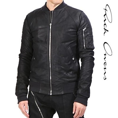 Rick Owens Leder Bomberjacke 149300265