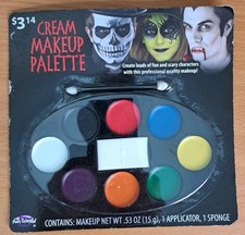 Halloween Fun World Cream Makeup Palette New Sealed