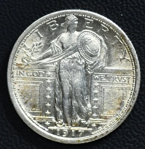 1917 Standing Liberty Quarter Type 1 UNC-FH
