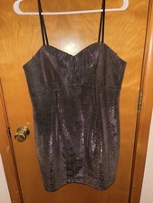 Guess Mini Dress XL Metallic Sparkle Club Indie Sleaze Sexy Party