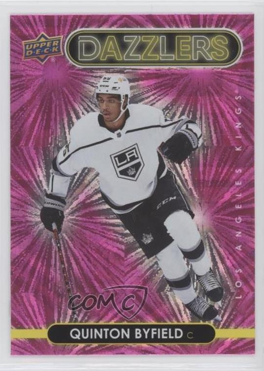 2021-22 Upper Deck Series 1 Dazzlers Pink Quinton Byfield #DZ-23 Rookie RC 01ks