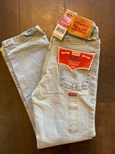 NWT Levi  s 502 Boys Reg Taper Stretch Denim Jeans Sz 7 New