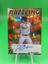 Jacob Cozart 2024 Leaf Vivid Baseball #DP-JC1 Dazzling Performers Auto /3