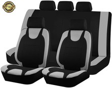 Juego Completo De Fundas Asientos Coche Gris Fundas Para Asientos Delanteros