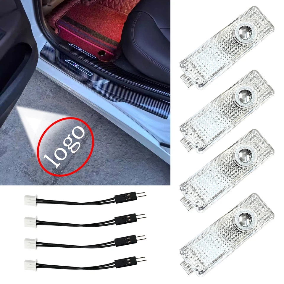Luces de puerta para BMW compatibles con 1/2/3/4/5/6/7/X1/X2/X3/X4/X5/X6/X7/M/Z/GT Foto 2 de 4