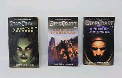 StarCraft Paperback Books Lot Of 3