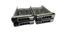 Lot of 4 Dell PowerEdge 3.5" SAS Hard Drive Caddies 0KG1CH 0X968D 0F238F