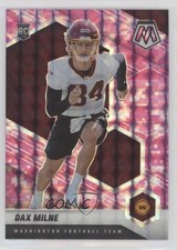 2021 Panini Mosaic Rookies Pink Camo Mosaic Prizm Dax Milne #400 1s8