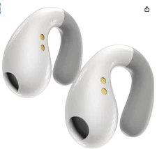Ultra Open Ear Earbuds - Ergonomic Clip-On Earbuds in Paper White